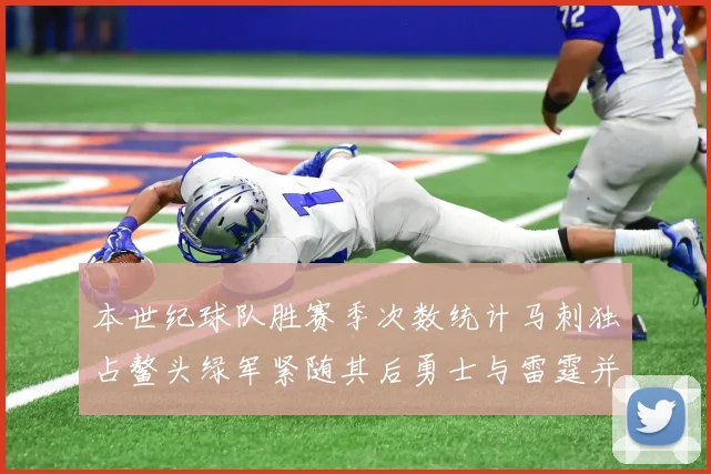本世纪球队胜赛季次数统计马刺独占鳌头绿军紧随其后勇士与雷霆并列第三